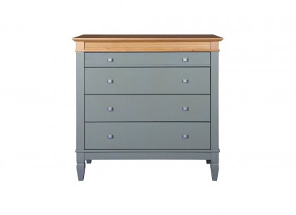 Комод Ольса 204 (серый 7042 + антик 24)