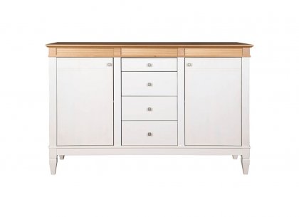 Комод Ольса 324 (белый лак + антик 24)