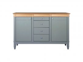 Комод Ольса 324 (серый 7042 + антик 24)