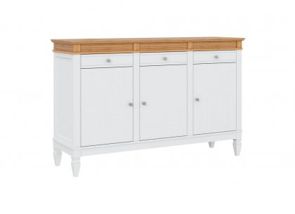 Комод Ольса 333 (белый лак + антик 24)