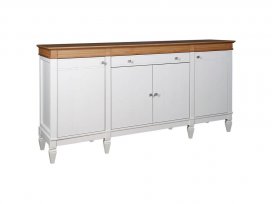 Комод Ольса 441 (белый лак + антик 24)