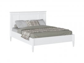 Кровать Ольса-160 (белый лак)