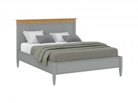 Кровать Ольса-160 (серый 7042 + антик 24)