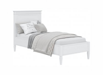 Кровать Ольса-90 (белый лак)