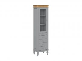 Стеллаж Ольса-101/014 (серый 7042 + антик 24)