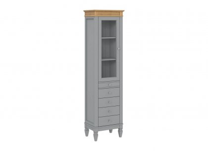 Стеллаж Ольса-101/014 (серый 7042 + антик 24)