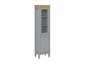 Стеллаж Ольса-101/110 (серый 7042 + антик 24)