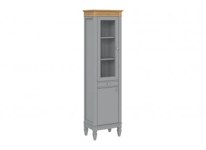 Стеллаж Ольса-101/110 (серый 7042 + антик 24)