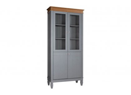 Стеллаж Ольса-202/200 (серый 7042 + антик 24)