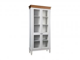 Стеллаж Ольса-220/000 (белый лак + антик 24)