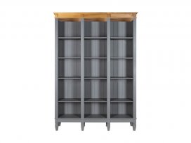 Стеллаж Ольса-300/000 (серый 7042 + антик 24)