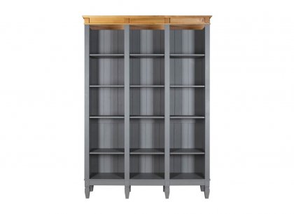 Стеллаж Ольса-300/000 (серый 7042 + антик 24)