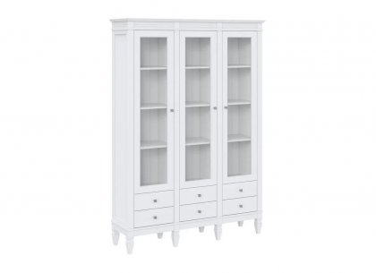 Стеллаж Ольса-303/006 (белый лак)