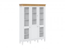 Стеллаж Ольса-321/100 (белый лак + антик 24)