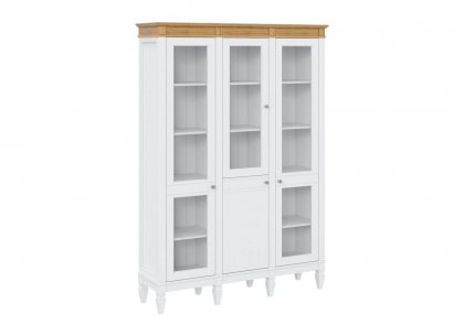 Стеллаж Ольса-321/100 (белый лак + антик 24)