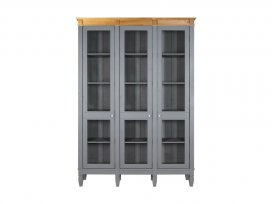 Стеллаж Ольса-330/000 (серый 7042 + антик 24)