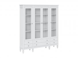 Стеллаж Ольса-404/006 (белый лак)