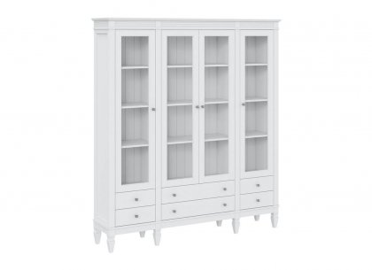 Стеллаж Ольса-404/006 (белый лак)