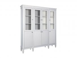 Стеллаж Ольса-404/400 (белый лак)