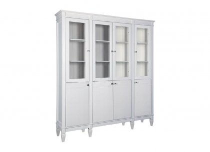 Стеллаж Ольса-404/400 (белый лак)