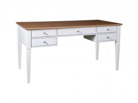 Стол письменный Ольса-005 (белый лак + антик 24)