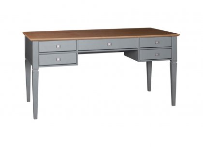 Стол письменный Ольса-005 (серый 7042 + антик 24)