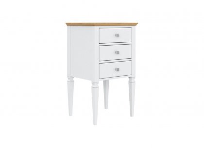 Тумба Ольса 03-46 (белый лак + антик 24)