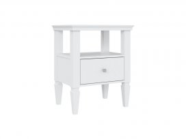 Тумба прикроватная Ольса-01 (белый лак)