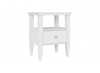 Тумба прикроватная Ольса-01 (белый лак)