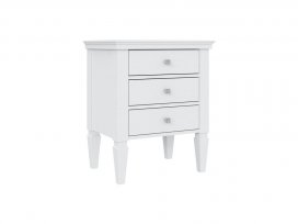 Тумба прикроватная Ольса-03 (белый лак)