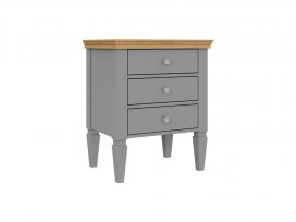 Тумба прикроватная Ольса-03 (серый 7042 + антик 24)