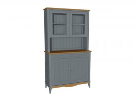 Буфет Пенни (серый 7046/антик 24)