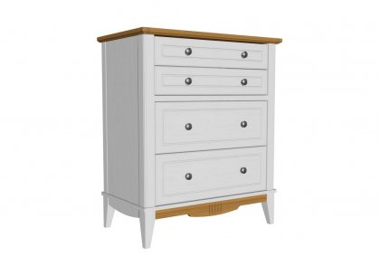 Комод 022 Пенни (белый воск/антик 24)