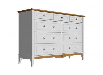 Комод 036 Пенни (белый воск/антик 24)