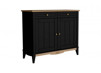 Комод буфета Пенни (тумба буфета 22) (блэк/антик 24)