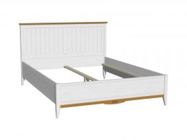 Кровать 160х200 Пенни (белый воск/антик 24) без настила