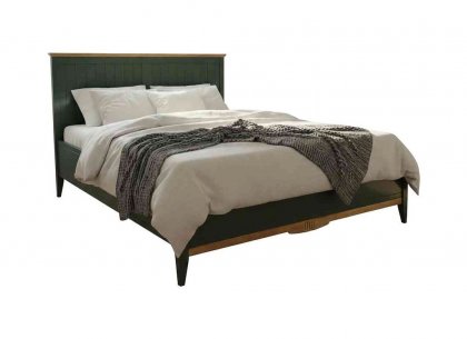 Кровать 160х200 Пенни (грин 6020/антик 24) без настила