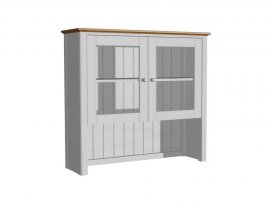 Надстройка буфета 20 Пенни (белый воск/антик 24)