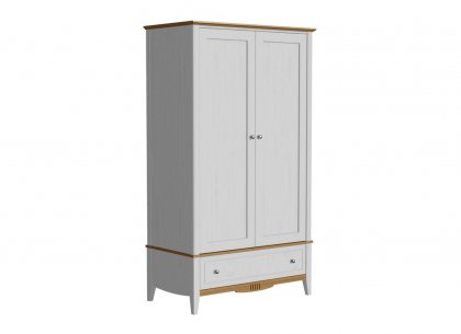 Шкаф 21 Пенни комбинированный (белый воск/антик 24)