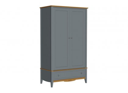 Шкаф 21 Пенни комбинированный (серый 7046/антик 24)
