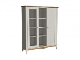 Шкаф для посуды 101 Пенни (белый воск/антик 24)