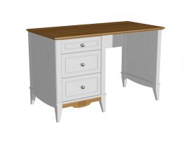 Стол письменный 120 Пенни (белый воск/антик 24)