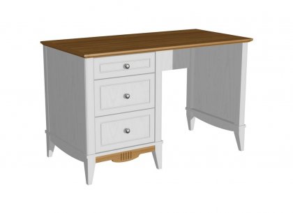 Стол письменный 120 Пенни (белый воск/антик 24)