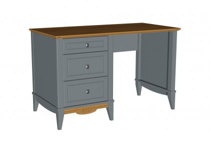 Стол письменный 120 Пенни (серый 7046/антик 24)