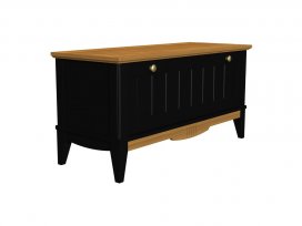 Тумба обувная Пенни (блэк/антик 24)