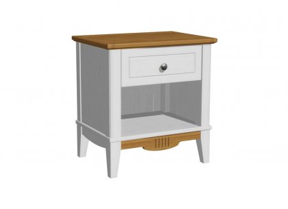 Тумба прикроватная Пенни (белый воск/антик 24)