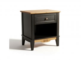 Тумба прикроватная Пенни (блэк/антик 24)