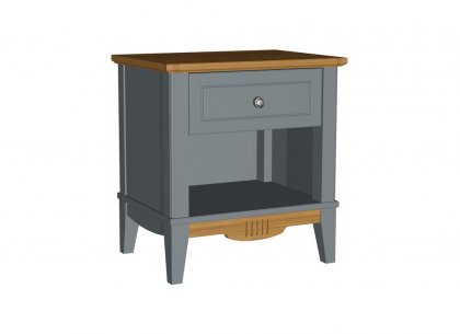 Тумба прикроватная Пенни (серый 7046/антик 24)