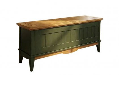 Тумба (сундук) V2 Пенни (грин 6020/антик 24)