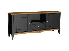Тумба ТВ 1600 Пенни (блэк/антик 24)